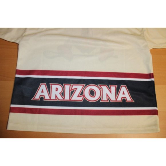 NLL National Lacrosse League Arizona Sting Jersey Small Reebok CCM Beige Red - Picture 5 of 6